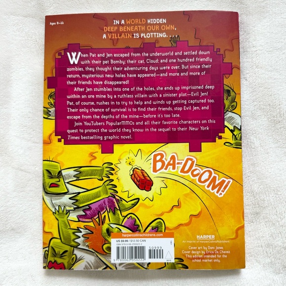 PAT+JEN POPULAR MMOs Presents"ENTER THE MINE"ILLUSTRATED PAPERBACK BOOK-ORIG VGC - Picture 3 of 10